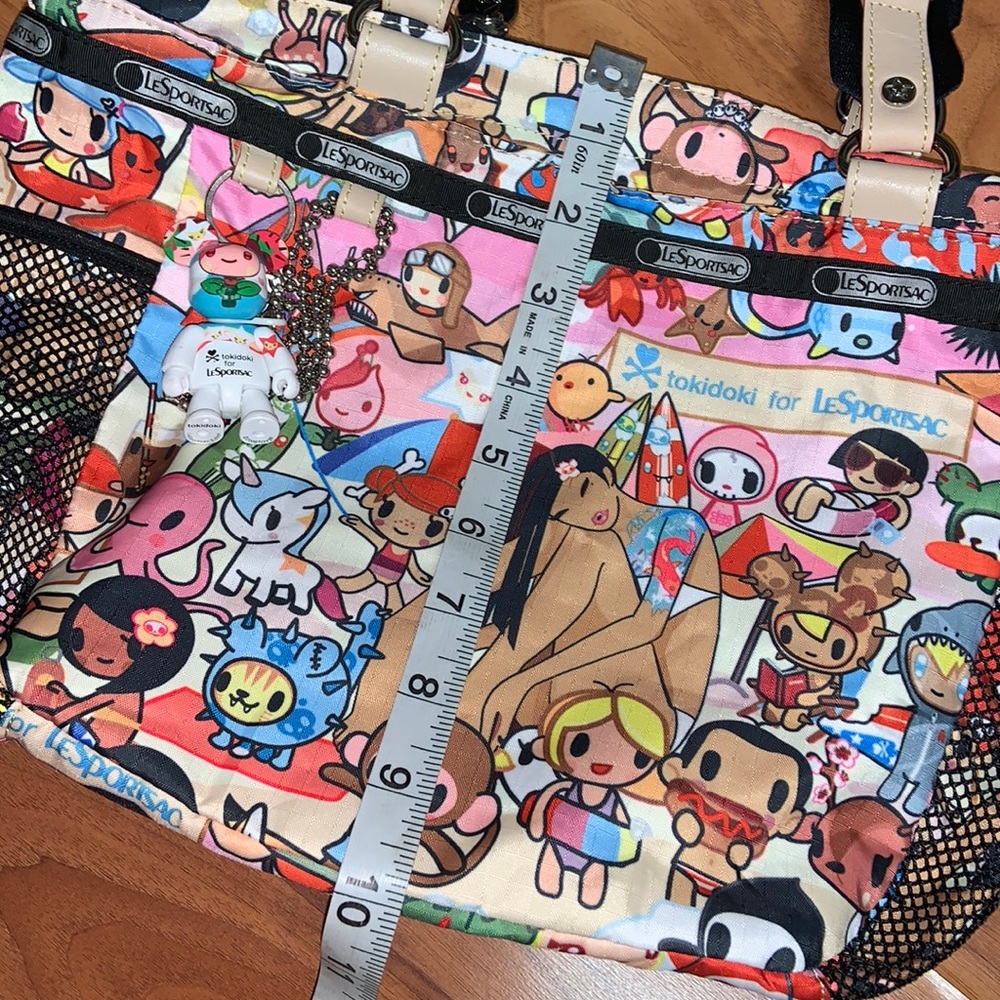 NWOT tokidoki x LeSportSac Mamma Mia Spiaggia Nylon Bag - Picture 4 of 11